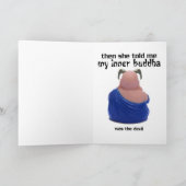 彼女は私に私の内仏を見つけるために言った – カード (内部)