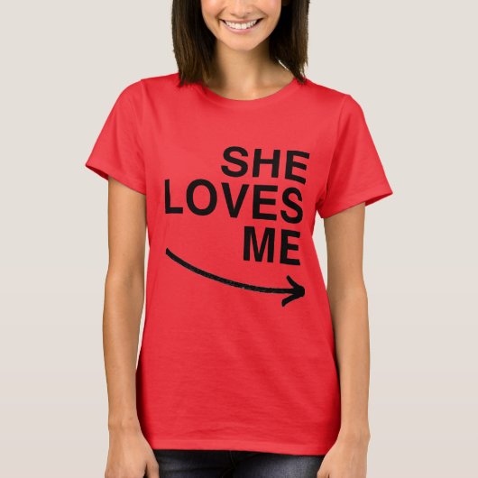 彼女は私のことが好き（正解）.png tシャツ (正面)