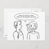 彼女は私のものだ ポストカード (正面/裏面)