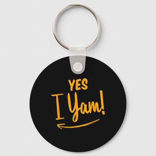 彼女は私のサツマイモIヤムマッチングカップル感謝していだ キーホルダー (正面)