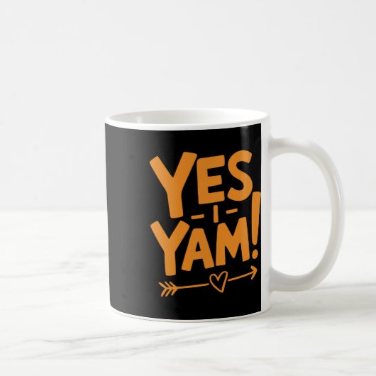 彼女は私のサツマイモIヤムマッチング感謝祭である コーヒーマグカップ (右)