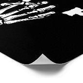 彼女は私のトリックのスケルトンのハロウィーン簡単カップルCos ポスター (角)