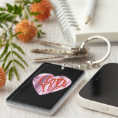 彼女は私のハートに鍵を持っている キーホルダー (正面右)