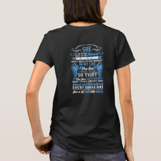 彼女は私のハートのすべてのビートに私の母と天使 Tシャツ
