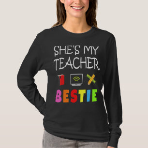彼女は私の先生ベストマッチング先生素晴らしFr Tシャツ