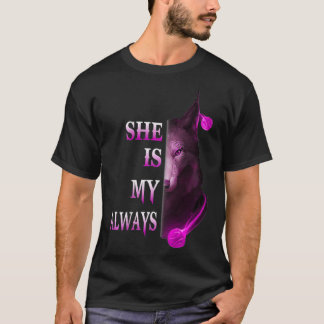 彼女は私の常にウルフの友最高の達BFF Mだ Tシャツ