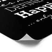 彼女は私の幸せを定義していないやる気を起こさせる- ポスター (角)