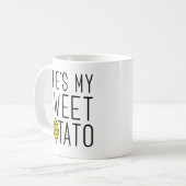 彼女は私の甘いポテト コーヒーマグカップ (正面左)