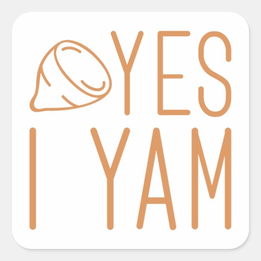 彼女は私の甘いポテト スクエアシール (正面)