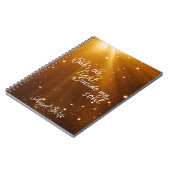 彼女は私の魂のノートの中の光だ ノートブック (左側)