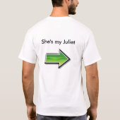 彼女は私のjulietです tシャツ (裏面)