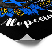 彼女は私は嵐Alopecia Areata warriと囁いた ポスター (角)