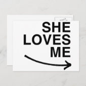 彼女は私を愛している(右).png ポストカード (正面/裏面)