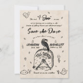 彼女は私を死ぬまで、そして死ぬまでブーと結婚言った 招待状 (正面)