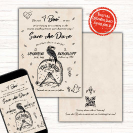 彼女は私を死ぬまで、そして死ぬまでブーと結婚言った 招待状