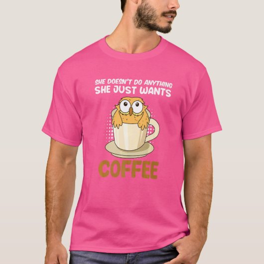 彼女は秘書のコーヒーを飲まない Tシャツ (正面)