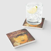 彼女は箱を開けた ストーンコースター (横)