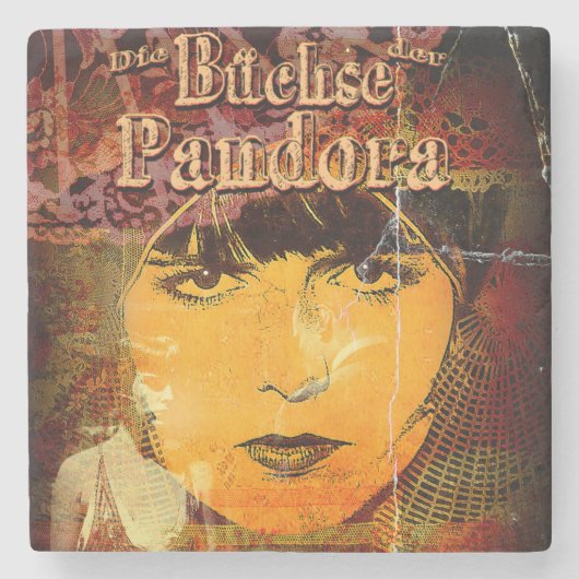 彼女は箱を開けた ストーンコースター (正面)