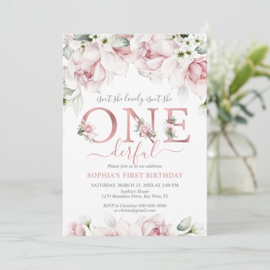 彼女は素敵ではないか、彼女は一面的な一誕生日ではないか 招待状 (スタンド正面)