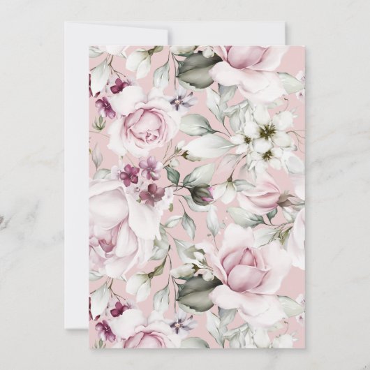 彼女は素敵ではないか、彼女は一面的な一誕生日ではないか 招待状 (裏面)