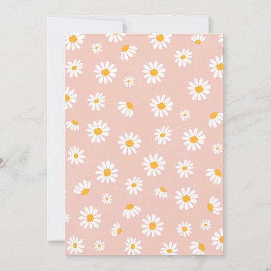 彼女は素敵ではない彼女は一面真珠の誕生日 招待状 (裏面)