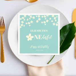 彼女は素敵なデイジーの最初の誕生日の花ではない スタンダードカクテルナプキン