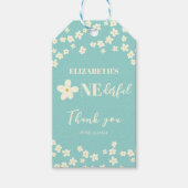 彼女は素敵なデイジー1st誕生日かわいい花ではない ギフトタグ (正面)