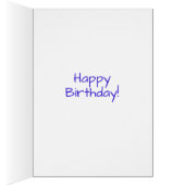 彼女は素敵な兄妹の誕生日カード (内側 (右))