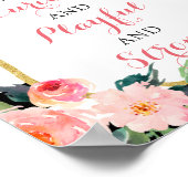 彼女は素早く好奇心が強よくはしゃぐく ポスター (角)