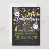 彼女は素晴らしい、4つの誕生日招待状- BL 招待状 (正面)