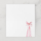 彼女は結び目のテーブルを結んでいる プレイスカード (外部開封)