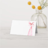 彼女は結び目のテーブルを結んでいる プレイスカード (正面)