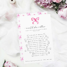 彼女は結び目のブライダルシャワー