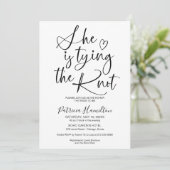 彼女は結び目のブライダルシャワー 招待状 (スタンド正面)