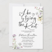 彼女は結び目のブライダルシャワー 招待状 (正面)