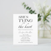 彼女は結び目を結んでいる |ブラック&ホワイトブライダルシャワー (スタンド正面)