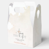 彼女は結び目シックなブライダルシャワーパーティー フェイバーボックス (オープン)