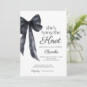 彼女は結び結び黒弓チェリブライダルシャワー 招待状 (スタンド正面)