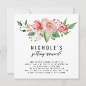 彼女は結婚しています! ブライダルシャワーの招待 セーブザデート (正面)