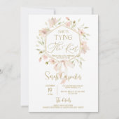 彼女は結婚するよ リボン ブライダルシャワーの招待状 招待状 (正面)