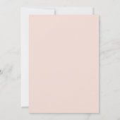 彼女は結婚するよ リボン ブライダルシャワーの招待状 招待状 (裏面)