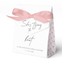 「彼女は結婚する」おしゃれなリボンボウ ブライダルシャワーボックス