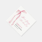 「彼女は結婚する」ブライズシャワーパーティー スタンダードカクテルナプキン (角)