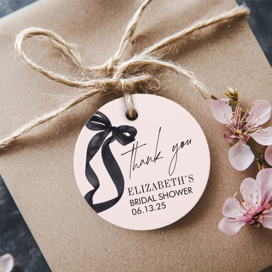 「彼女は結婚する」ブライダルシャワーパーティーの景品 フェイバータグ