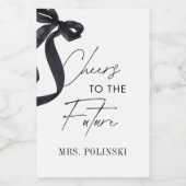 ～彼女は結婚する～ ブライダルシャワーパーティーの景品 ワインラベル (シングルラベル)