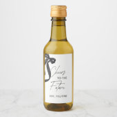 ～彼女は結婚する～ ブライダルシャワーパーティーの景品 ワインラベル (正面)