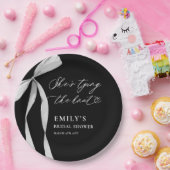 「彼女は結婚する」ブライダルシャワー ペーパープレート (パーティー)