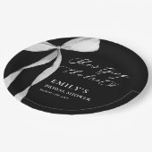 「彼女は結婚する」ブライダルシャワー ペーパープレート (アングル)