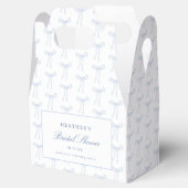 彼女は結婚する ブルー ブライダルシャワーのお favors フェイバーボックス (オープン)