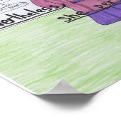 彼女は続けた（プラスサイズ） 11x14 ポスター (角)